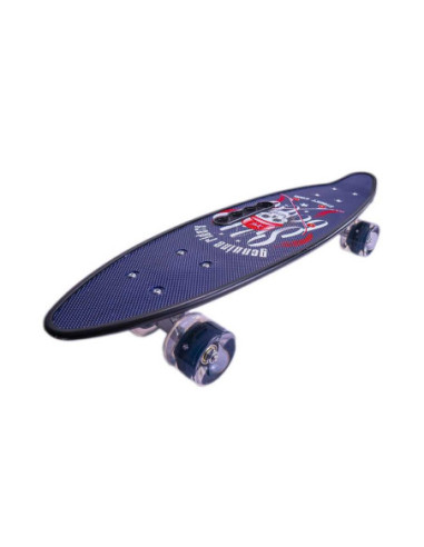 ROB-SL-A2/AS,Placa skateboard cu roti silicon, led