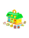 ROB-9166,Casuta educativa + forme - My First Farm, 28x15x18cm, Polesie
