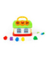 ROB-48745,Casuta educativa + forme, 23x18x16 cm, Wader