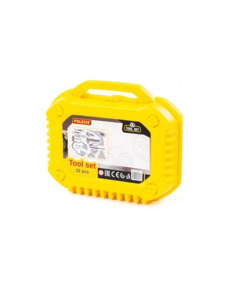 ROB-89465,Unelte in gentuta, 32 piese/set, 32x19,5x26 cm - Polesie
