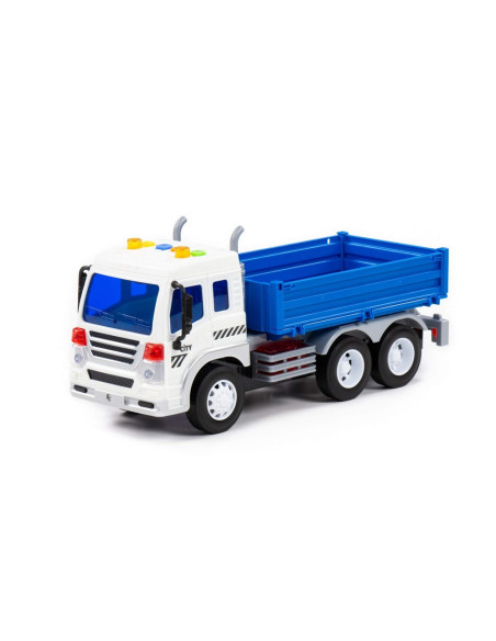 ROB-91666,Camion cu lumina si sunete, 32x11,5x18,5 cm, Polesie