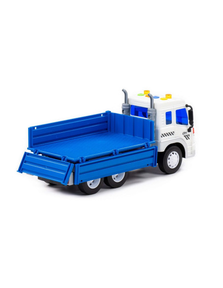 ROB-91666,Camion cu lumina si sunete, 32x11,5x18,5 cm, Polesie