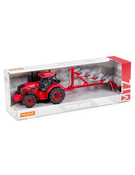 ROB-91338,Tractor cu plug, 44,5x11.5x14.7 cm, Polesie