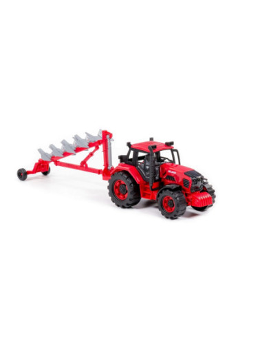 ROB-91338,Tractor cu plug, 44,5x11.5x14.7 cm, Polesie