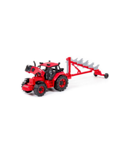 ROB-91338,Tractor cu plug, 44,5x11.5x14.7 cm, Polesie