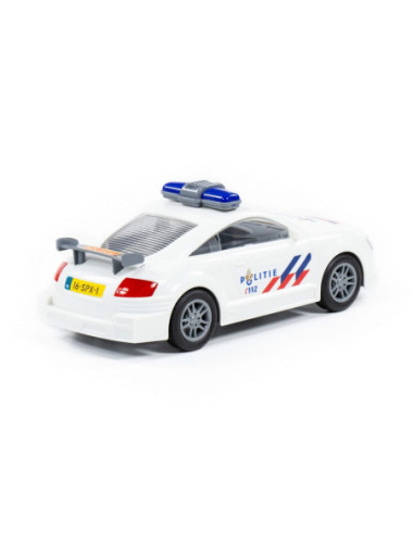 ROB-48066,Masinuta politie, cu frictiune, 26.8x11.5x10 cm, Polesie