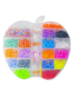 GH-4400,Set creativ elastice, 4400 piese, mar
