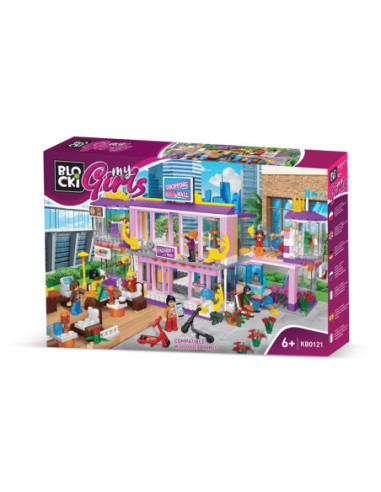 KB0121,Blocki my girls, Centrul comercial, 713 piese