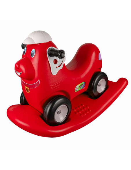 ROB-16040-1,Catel balansoar 2 in 1, rosu - ROBENTOYS