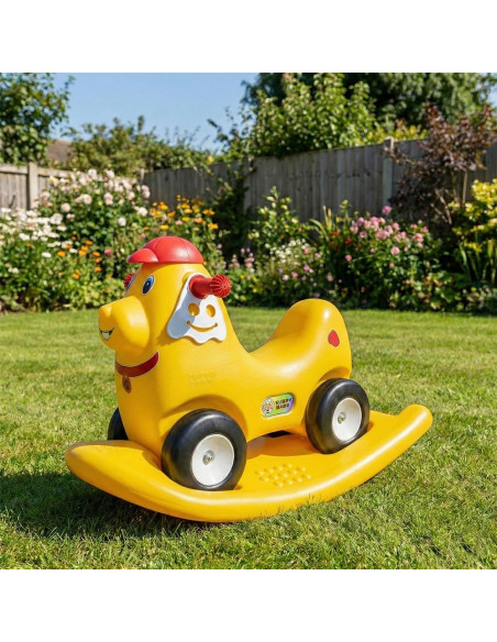 ROB-16040-2,Catel balansoar 2 in 1, galben - ROBENTOYS