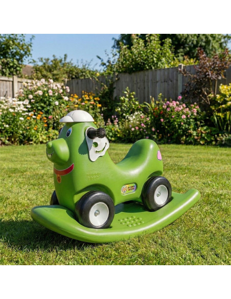 ROB-16040-4,Catel balansoar 2 in 1, verde - ROBENTOYS