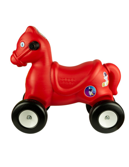 ROB-16041-1,Calut cu roti, rosu - ROBENTOYS