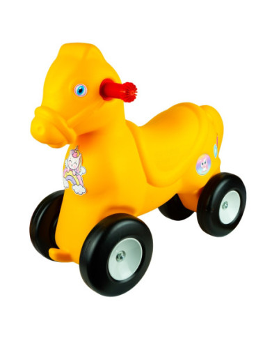 ROB-16041-2,Calut cu roti, galben - ROBENTOYS