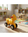 ROB-16041-2,Calut cu roti, galben - ROBENTOYS