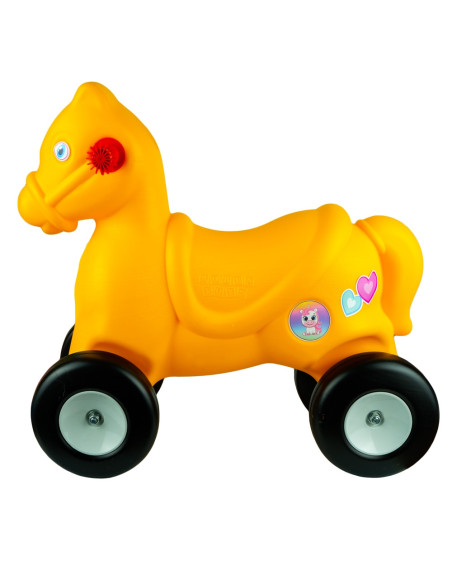 ROB-16041-2,Calut cu roti, galben - ROBENTOYS
