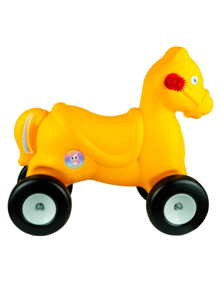 ROB-16041-2,Calut cu roti, galben - ROBENTOYS