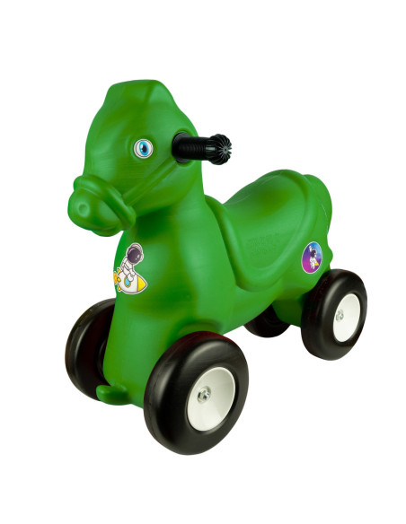 ROB-16041-4,Calut cu roti, verde - ROBENTOYS