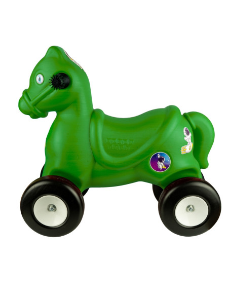 ROB-16041-4,Calut cu roti, verde - ROBENTOYS
