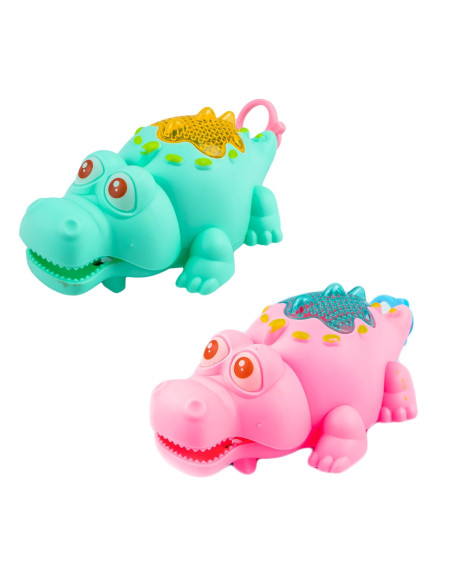 LY2226-A3,Crocodili cu frictiune si lumina, 12 buc/set