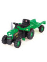 ROB-8053,Tractor cu pedale si remorca/verde/53x143x45 - Dolu