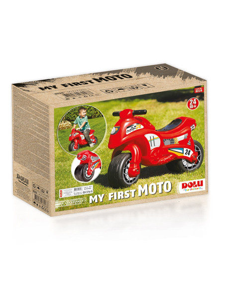 ROB-8028,Motocicleta fara pedale, rosu, 50x71x27 cm - Dolu