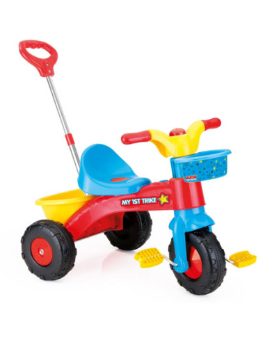ROB-7007,Tricicleta cu maner MyFirstTrike, 70x70x46cm-Dolu