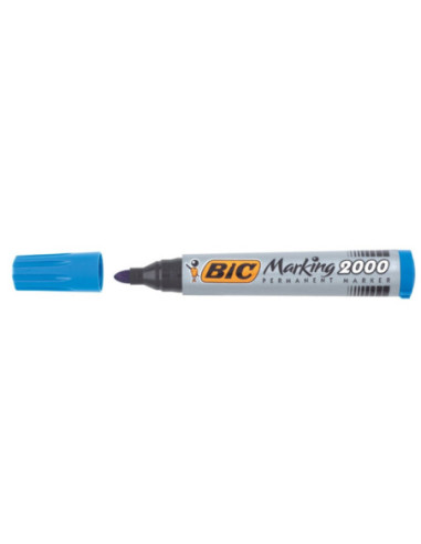 ROB-8209143,Marker permanent 2000 albastru 12/cutie - BIC