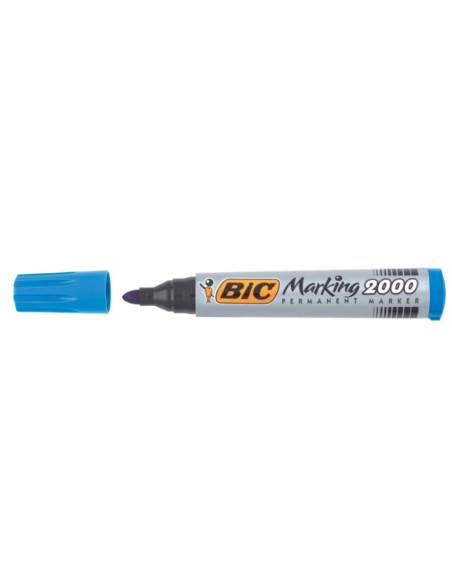 ROB-8209143,Marker permanent 2000 albastru 12/cutie - BIC