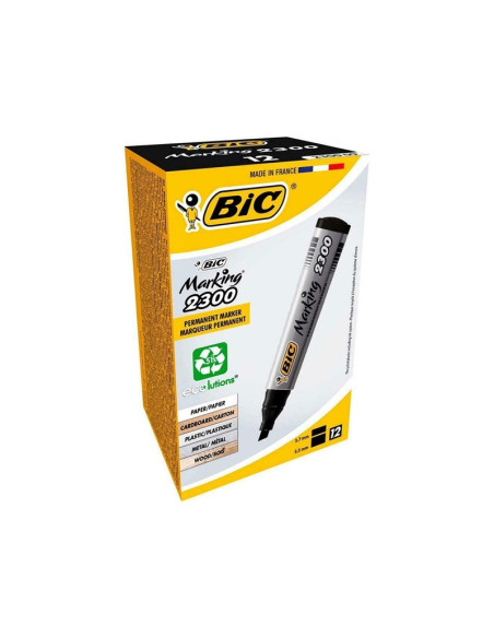 ROB-8209263,Marker permanent 2300 negru 12/cutie - BIC