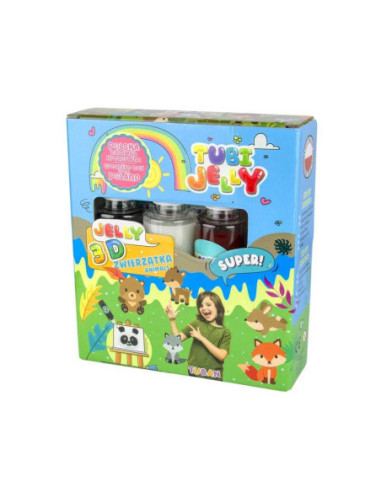 TU3320,Set TubiJelly, 3 culori - Animale - TUBAN