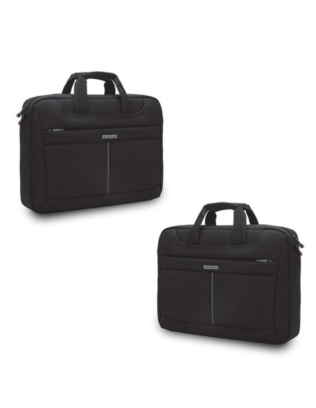 OF444,Geanta laptop, neagra, 40x8x32 cm - OFFISHOP