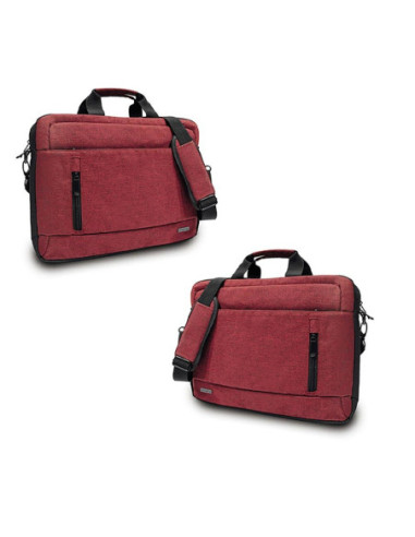 OF192,Geanta laptop, rosie, 39x7x30 cm - OFFISHOP