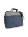 OF191,Geanta laptop, albastru/gri, 39x7x30 cm - OFFISHOP