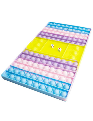 ROB-116620,Jucarie senzoriala, antistres, curcubeu, 32,5x19x1,5 cm - Joc cu zaruri