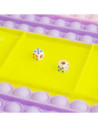 ROB-116620,Jucarie senzoriala, antistres, curcubeu, 32,5x19x1,5 cm - Joc cu zaruri