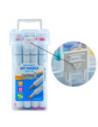 SC1507,Markere cu 2 capete, 6mm-3mm, 12 cul/set - S-COOL