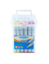 SC1508,Markere cu 2 capete, 6mm-3mm, 36 cul/set - S-COOL