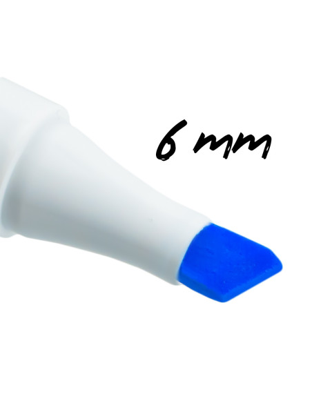 SC1509,Markere cu 2 capete, 6mm-3mm, 60 cul/set - S-COOL