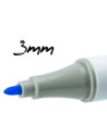 SC1509,Markere cu 2 capete, 6mm-3mm, 60 cul/set - S-COOL