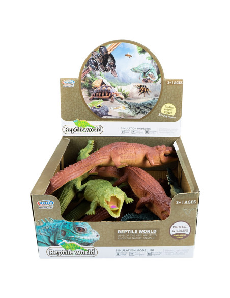 BY168-88G,Jucarie elastica, Crocodil cu articulatii