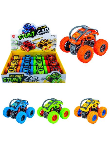 ROB-7395,Masinute cascadorii, cu frictiune, 12 buc/set