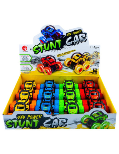 ROB-7395,Masinute cascadorii, cu frictiune, 12 buc/set