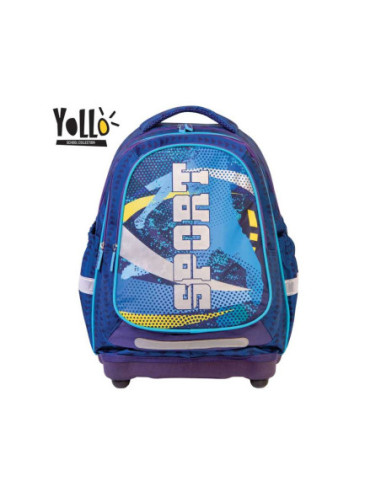 YL027,Ghiozdan anatomic SPORT, 38 cm - YOLLO