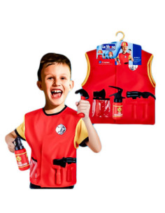 ROB-0951-3,Costum Pompier, cu accesorii