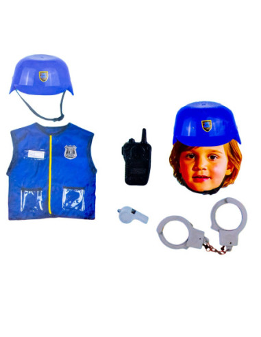 ROB-0952-2,Costum Politist, cu accesorii