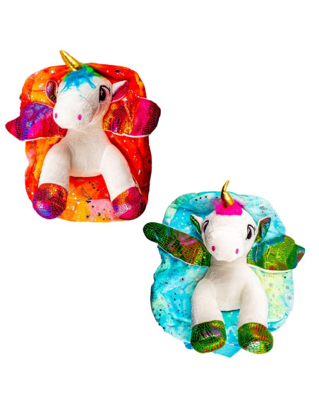 ROB-40725,Ghiozdan din plus, Unicorn