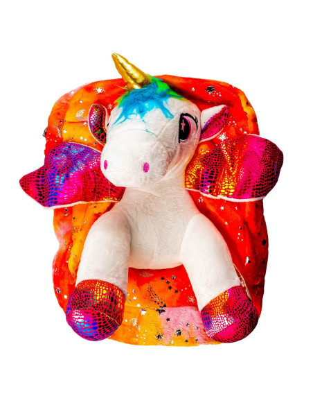 ROB-40725,Ghiozdan din plus, Unicorn