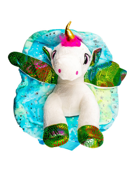 ROB-40725,Ghiozdan din plus, Unicorn
