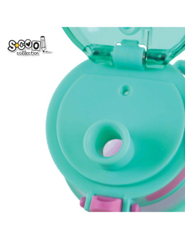 SC3103,Sticla apa 700 ml, motivationala, plastic, PINK GRADIENT, 25.10x6.9 cm - S-COOL