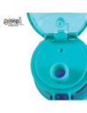SC3100,Sticla apa 700 ml, motivationala, plastic, BLUE GRADINET, 25.10x6.9 cm - S-COOL